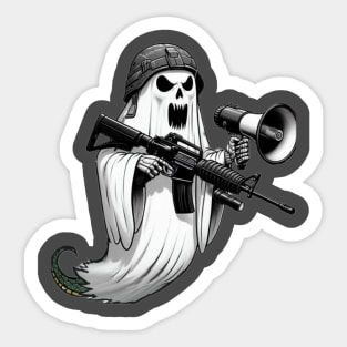 Psyop ghost Sticker